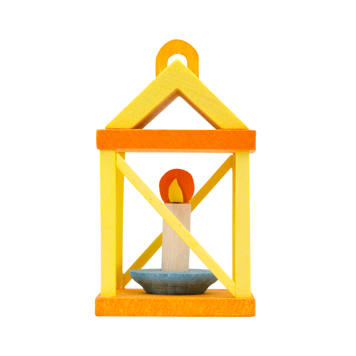 Yuletide Carol Lantern (3D) - Christmas Yellow - Christmas tree decoration